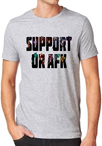 League of Legends Support or AFK Shirt Custom Made T-shirt (XL)