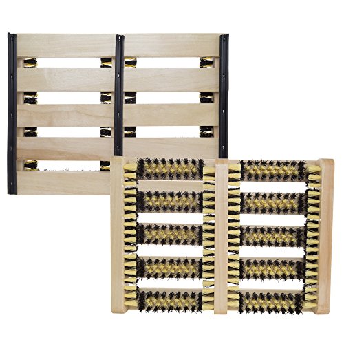 Boot and Shoe Cleaner Scrubber Brush Scraper Mat for Home Entryways, Mud