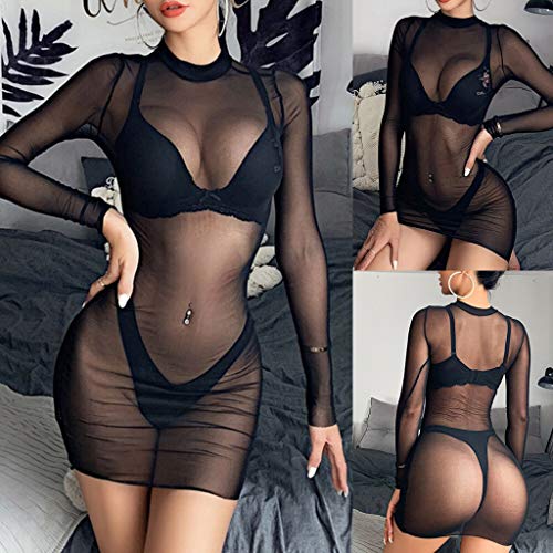 Surfiiy-Vestiti-Sexy-Donna-Hot-per-Sesso-Pizzo-Trasparente-Abiti-Filato-Netto-Babydoll-Underwear-Lingerie-Donna-Costume-Erotic-Sexy-Pigiama-Notte-Donna