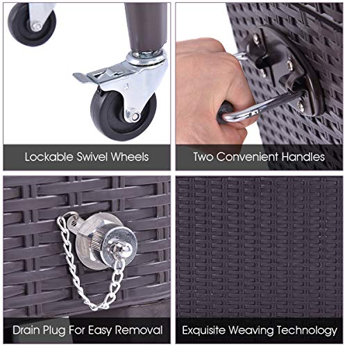 5 Giantex+Rolling+Outdoor+Portable+Beverage