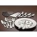 International Silver Simplicity 53-Piece Stainless Steel Flatware Set with Serving Utensil Set, Service for 8