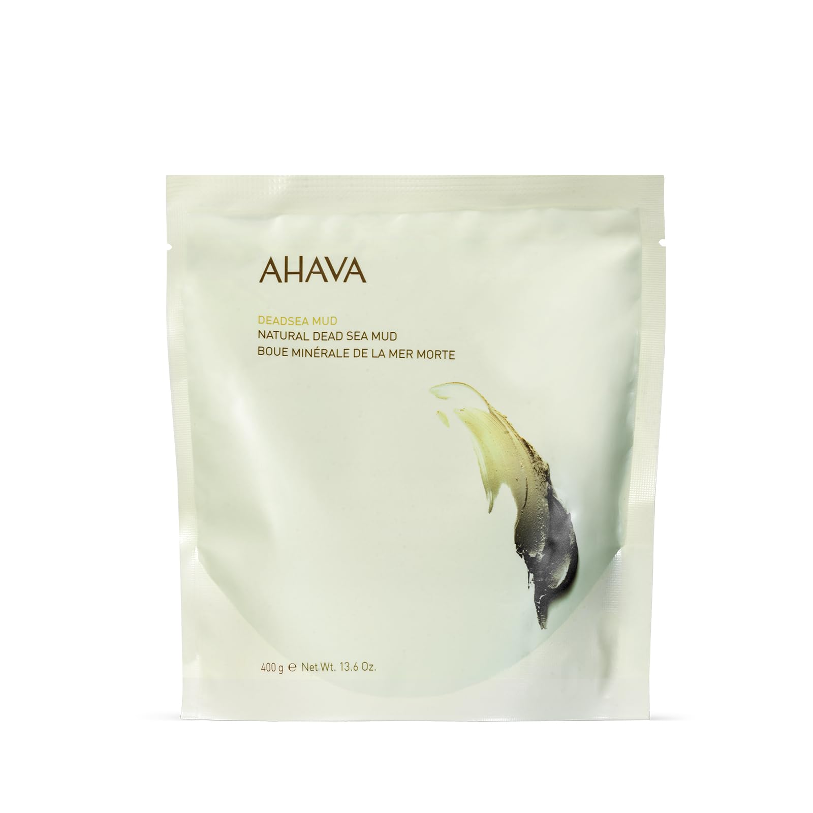 AHAVA Natural Dead Sea Mud for Body - Exclusive Black, Creamy Dead Sea Mud to Purifiy, Soften & Refine Skin, Soothes Discomfort, Enriched with Potent Minerals of Dead Sea blend Osmoter, 13.6 oz