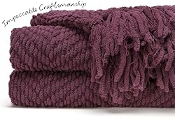 Chanasya Premium Textured Knit Throw Blanket with