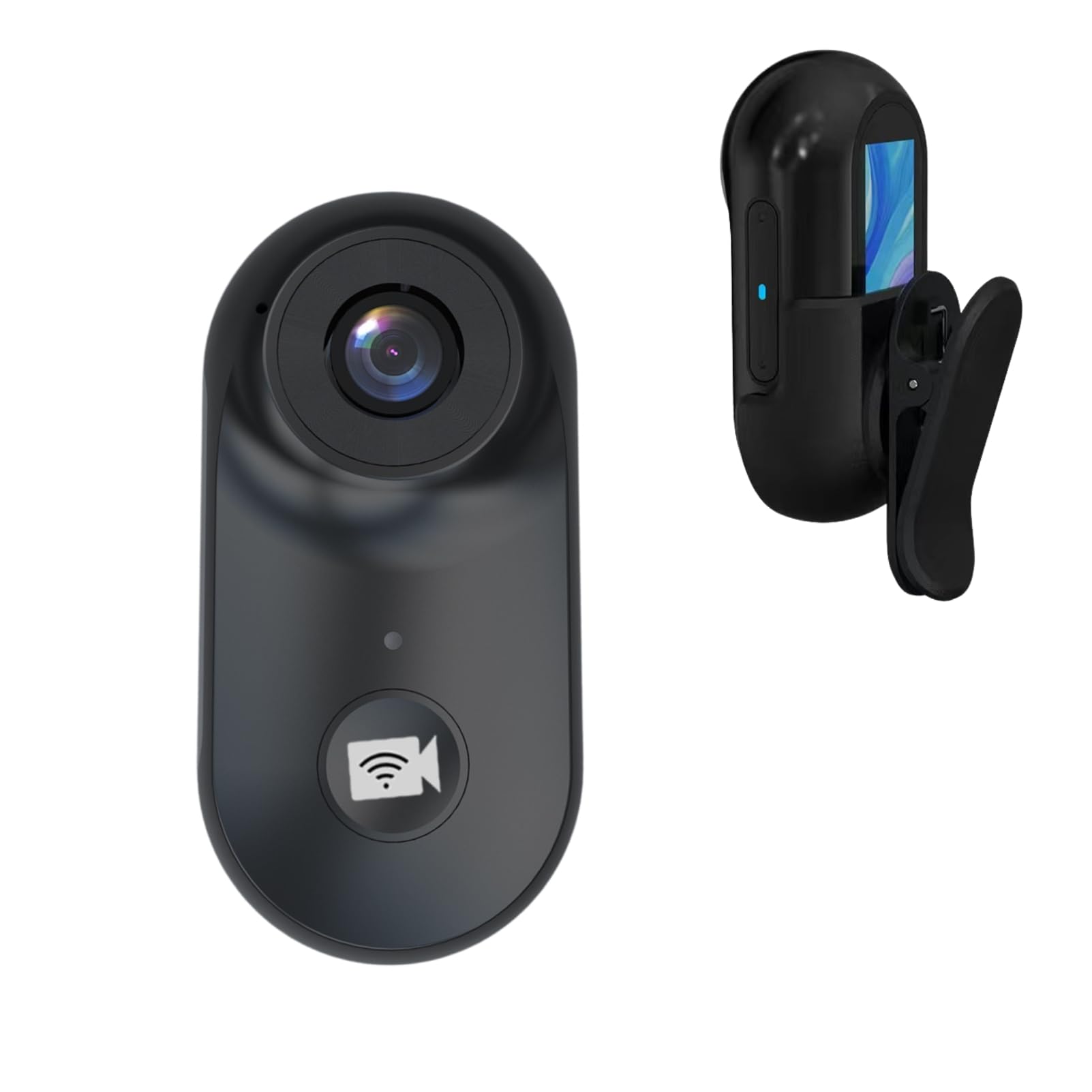 Cat Collar Action Camera with Back Clip,1080P HD Dogs Collar Video Records Camera,170° Wide Angle,350mAh,NO SD Card Included