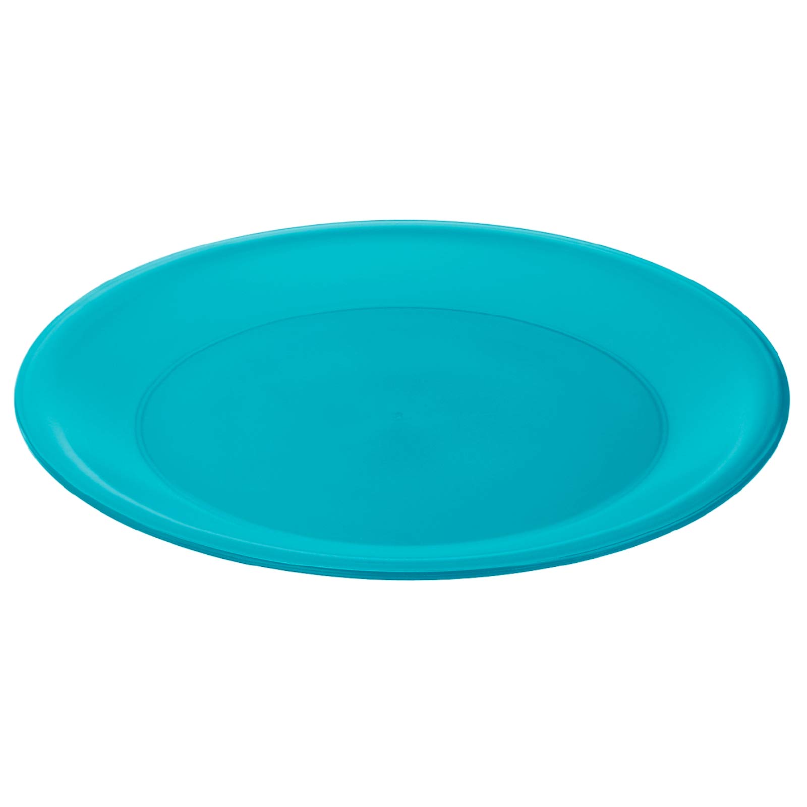 Rotho, Caruba, Reusable plastic plate flat, Plastic (PP) BPA-, blue, 26,0 x 26,0 x 1,5 cm