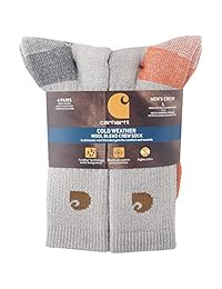Carhartt A695-4 Calcetines para hombre para trabajo en climas fríos (4 unidades)