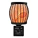 Himalayan Glow Framed Style Salt Night light Lamp with Pink Salt Chunks - Warm Amber Glow, Wall Plug-in & Rotatable Base - Ideal Gift for Home Decor, Offices