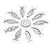 20 Pieces Guardian Jesus Fish Symbol Good Luck Charms Findings Jewelry Pendants Necklace Making 27 X 10mm