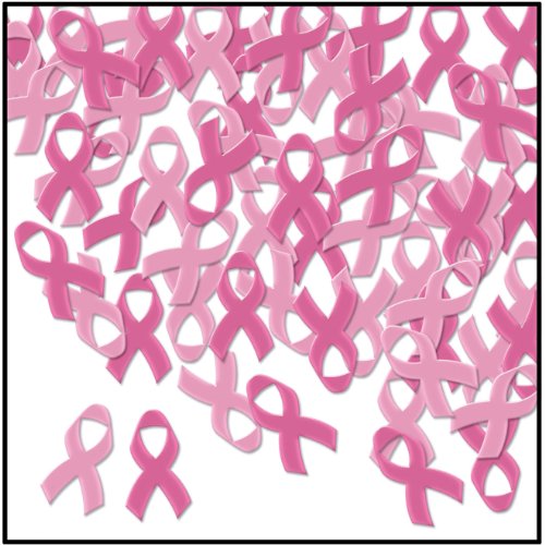 Fanci-Fetti Pink Ribbons (cerise & pink) Party Accessory  (1 count) (1 Oz/Pkg)