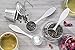 Apace Living Tea Scoop (Set of 3) - Stainless Steel Measuring Spoons for Loose Leaf Tea, Coffee and More (L, Silver)