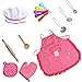 SOTOGO 21 Pieces Kids Chef Set Children Cooking Play Kids Cook Costume with Utensils for Boys & Girls