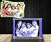 Personalized 3D Photo Engraved Crystal — Custom Memory Block (3″ × 5″ × 2.5″), Up to 4 People or Pets — Wedding, Birthday, Christmas Gift — Optional Text Etching