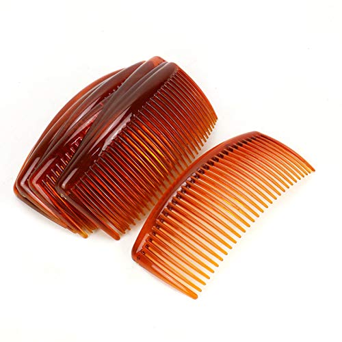WSSROGY 12 Pack 4" Multi-Purpose Plastic Hair Side Comb with Teeth - 29 Teeth Hair Comb Pin Clip Accessory for Women Girls