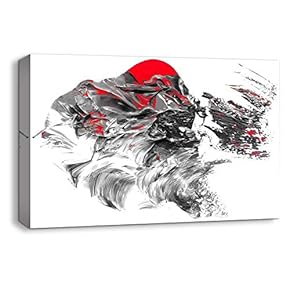 Canvas Wall Art Abstract Oil Texture Pictures Home Wall Decorations for Bedroom Living Room Paintings Canvas Prints Framed - 12x18 inches