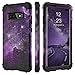 BENTOBEN Case for Galaxy S10+ Plus, 3 Layer Space Design Hybrid Hard PC Soft Rubber Bumper Heavy Duty Rugged Full Body Shockproof Protective Phone Cover for Samsung Galaxy S10 Plus, Purple Nebula