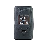 DSC-Mart Texture Case for Smok Devilkin, Protective Silicone Skin Rubber Cover Sleeve Wrap Gel fits SMOK DEVILKIN 225W TC STARTER KIT (Black)