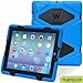 iPad Cases,iPad 2 Case,iPad 4 Case,TRAVELLOR®[Heavy Duty] iPad Case,Three Layer Armor Defender And Full Body Protective Case Cover With Kickstand And Screen Protector for iPad 2/3/4 Blue/Black