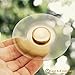 Dilisens Fidget Toy Brass Metal Hand Spinners Stress and Anxiety Relief Toy High Speed 5-8 Min Focus Toy for Killing Time (Gold)