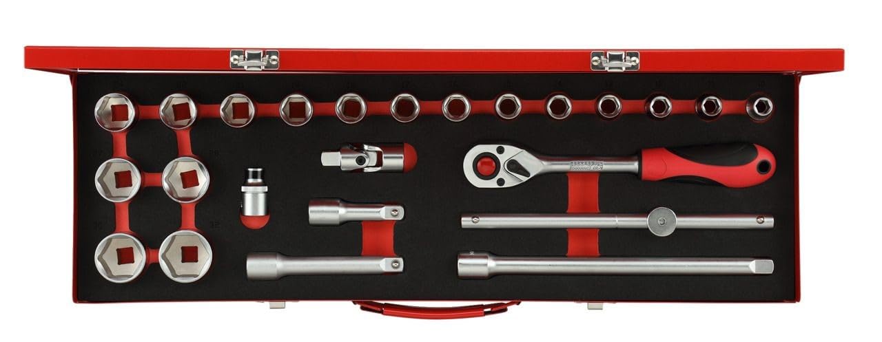 GEDORE Red Socket Spanner Set 1/2 Inch 24 Pieces