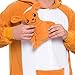 Silver Lilly Unisex Adult Pajamas - Plush One Piece Cosplay Kangaroo Animal Costume