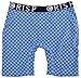 Mens Crisp Boxers Checker Underwear Briefs Blue