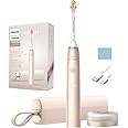 Philips Sonicare Protective Clean 9900 Rechargeable Electric Power Toothbrush, Charging Travel Case with USB Charging, Soft Brush Head, Champagne with Accessories