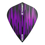 5 x Sets Target Dart Flights Kite Shape Vision Ultra Spectrum Purple