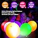 Kadron LED Light Up Balloons Blinking Party Balloons– Fill able with Helium, Air-for Birthday,Wedding,and all Parties--27pcs+20m Ribbons Free