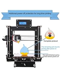 Impresora 3D I3 de alta precisión, tamaño grande, kit de impresora 3D, Reprap Prusa I3, pantalla LCD de montaje automático, pantalla PLA ABS de 0.069 in, impresora 3D DIY 200 x 200 x 180