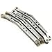 8 Pcs Aluminum Linkage Rod Arm Set/Upper and Lower Suspension Links Set of 8 for 1/10 Axial Wraith 90018 RC Truck (Titanium, Type B)