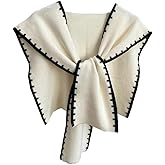 Sweater Shawl Wraps Women Cute Pashmina Shawls and Wraps Knitted Cashmere Sweater Shawl Scarf Cardigan Cape Shoulder Top