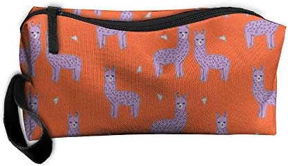 Cosmetic Bags Brush Pouch Alpaca Portable Makeup Bag Zipper Wallet Hangbag