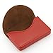 Partstock(TM) Women Leather Business Name Card Wallet/Holder 25 Cards 3.9L x 2.8W inches with Magnetic Shut for Ladys.(Red)