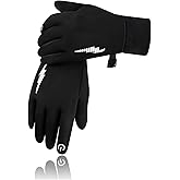 Duoyeree Kids Winter Gloves Warm Touchscreen Windproof Water Resistant Soft Lining Cycling Skiing Gloves for Boys Girls