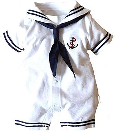 baby girl sailor romper