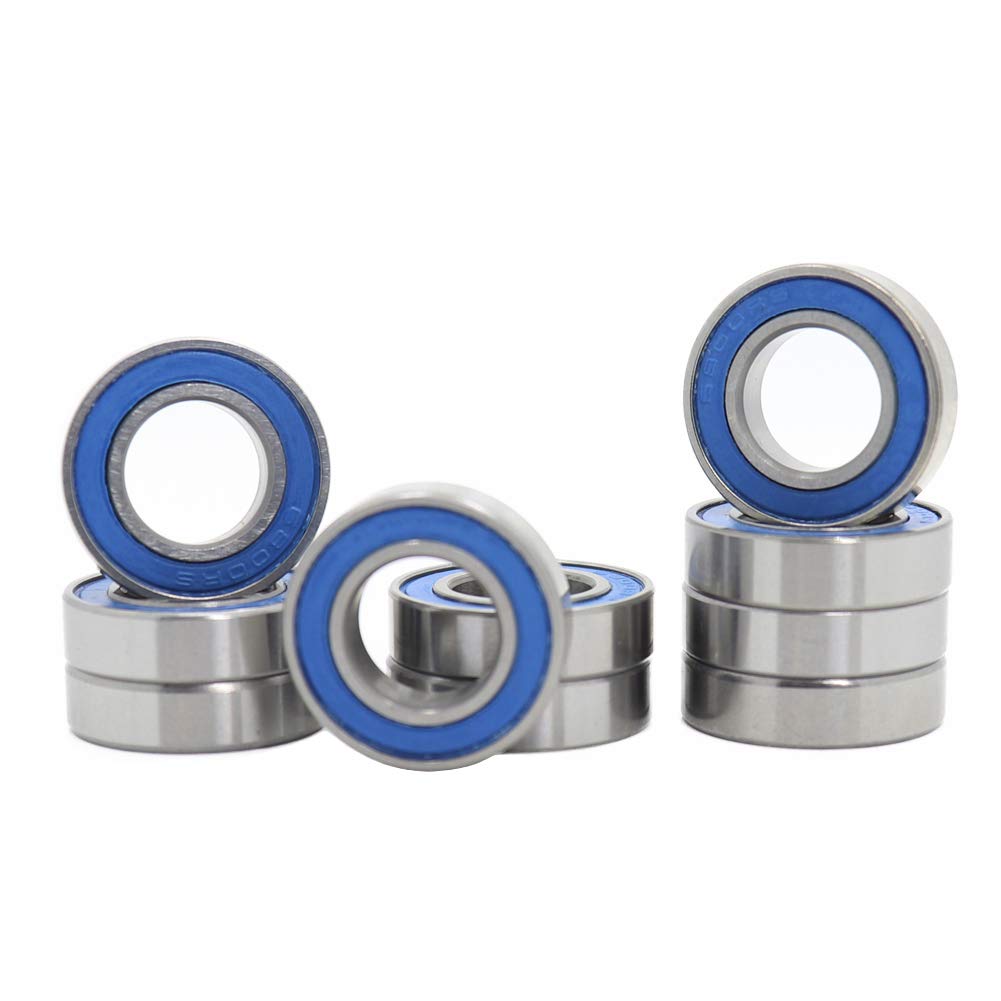 6800RS Ball Bearing 10x19x5mm,10x19 ABEC 3 Blue Rubber Sealed Precision Ball Bearings (Pick of 10pcs)