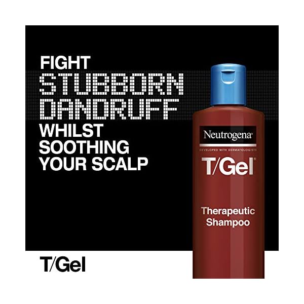 Neutrogena T/Gel Therapeutic Shampoo Treatment for Itchy Scalp and Dandruff, Fresh rain,250 ml