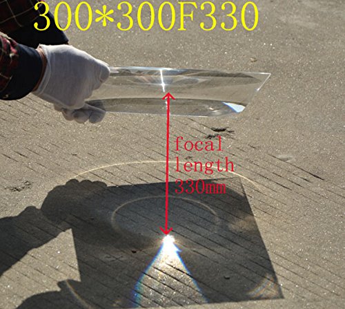2-Pack Square Fresnel Lens 300*300MM Focal length 330MM Fivefold magnification, 2PCS/Unit, we are professional Fresnel Lens Manufacturer