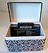 C.R. Gibson Colorful Patterned Recipe File Box, Includes 12 Tabbed Divider Cards, With 40 Coordinating 4