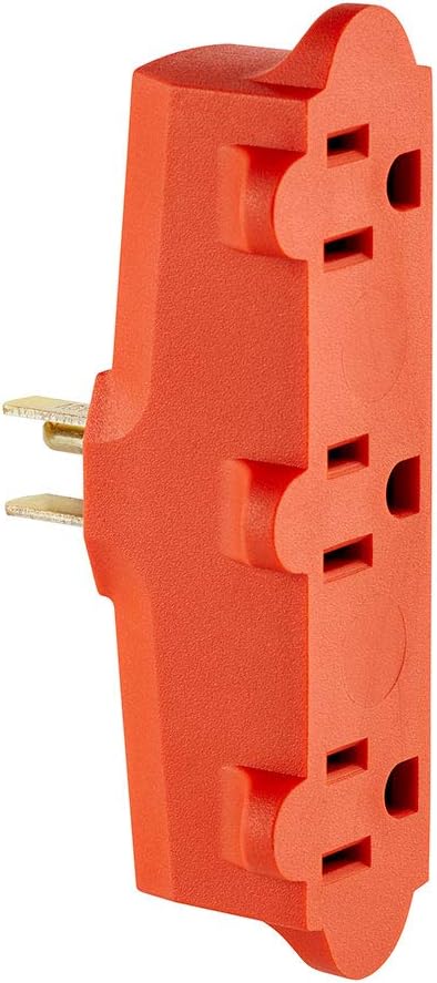 Leviton R52 –-15 Amp 125 V strapazierfähiges Dreifach Steckdose Adapter