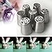 Signstek 7PCS Stainless Steel Cake Decoration Nozzles DIY Icing Piping Pastry Cookies Making Bakery Tips