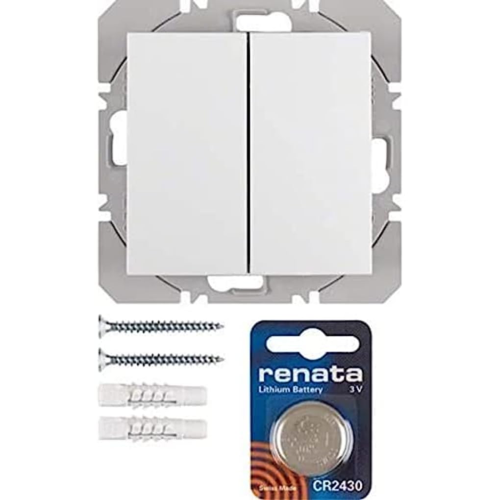 Hager – Push Button Surface Double usbquicklink SM Without B Polar White