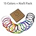 15 Charming Colors. 300ft 3D Pen Filament Refills. Bonus Glow in The Dark Color Included - 1.75mm ABS. Pure. Colorful. Fun. Inside.