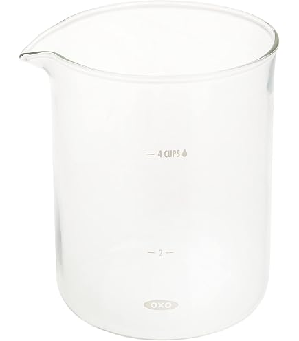 BonVIVO Replacement Glass For French Press – 1000ml Heat-Resistant, Fits 8-Cup Cafetieres, Durable Coffee Carafe