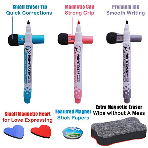 4 Magnetic+Refrigerator+Whiteboard+Resistant+Technology