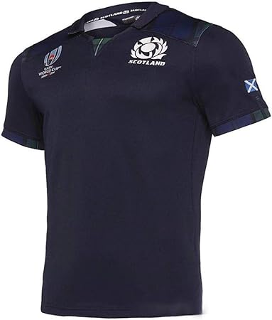 Wynbb Rugby Maillot Ecosse Domicile Exterieur 2019 Coupe Du Monde Survetements Football Soccer T Shirt D Entrainement Respirant Textile Amazon Fr Sports Et Loisirs