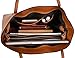 Save 30% on YALUXE Women's Large Capacity Leather Work Tote Zipper Closure Shoulder Bag