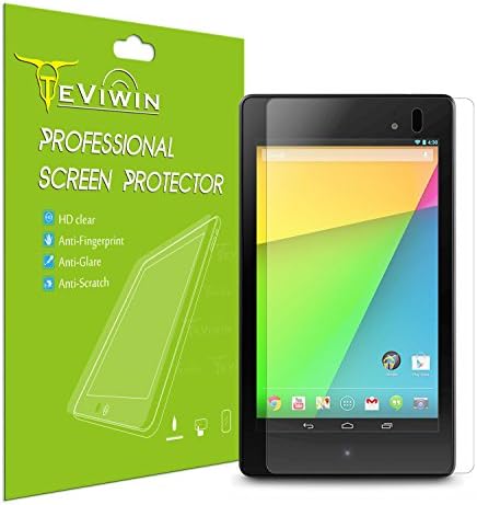 Nexus7 Anti-glare Anti-scratch Shatterproof Premium Front Screen Protector with Free Lifetime Replacement Warranty [1Pack] - Retail Packaging