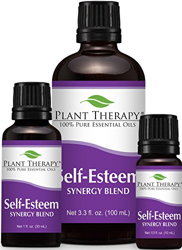 Self Esteem Synergy Essential Oil Blend. 10 ml. 100% Pure, Undiluted, Therapeutic Grade. (Blend of: Spruce, Howood, Blue Tansy & Frankincense )