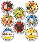 EK Success Disney Bottle Caps, Mickey, 8/Pack